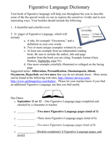 Figurative Language Dictionary