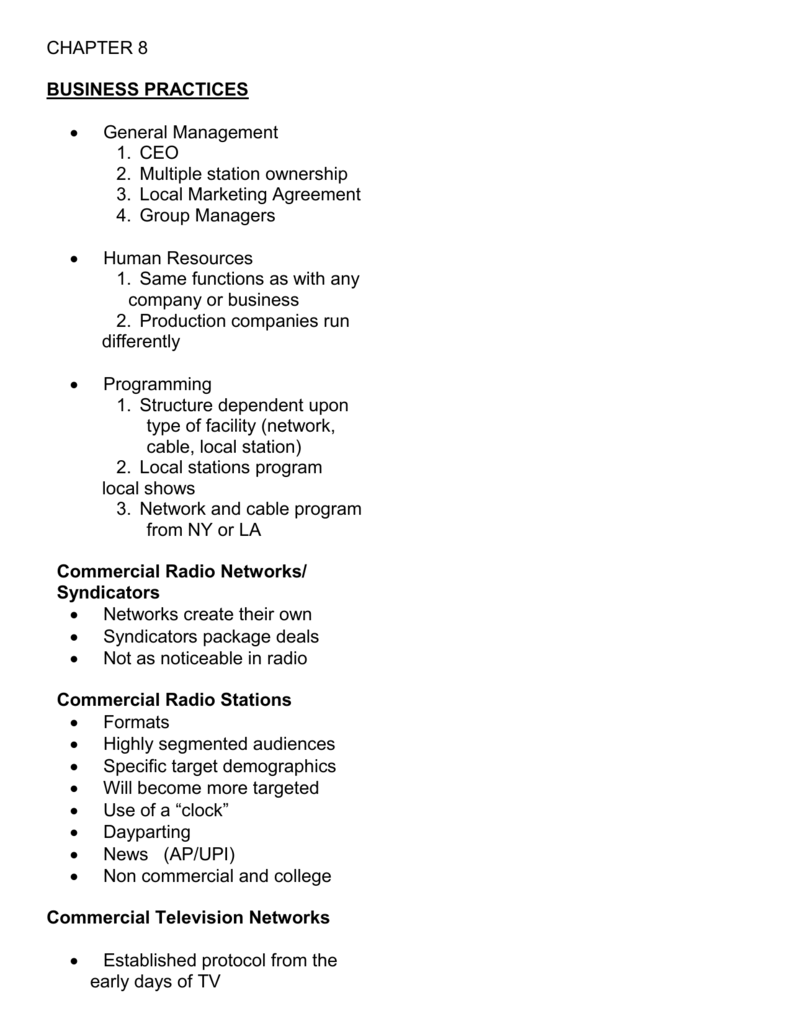 to Chapter 21 Lecture Notes Inside radio advertising agreement template