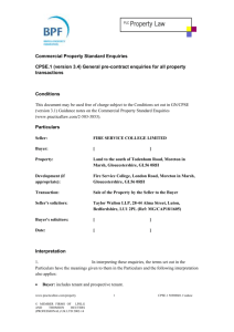 4. Adverse rights affecting the Property