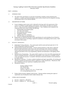 Synergy Guideline Specs