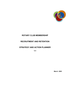 membership recruitment and retention plan