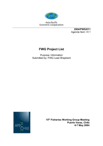 FWG Workshop - Meeting Document Database