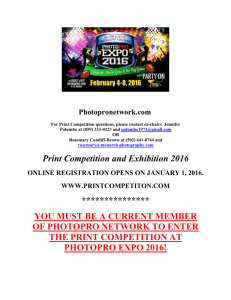 2016 print competition rules