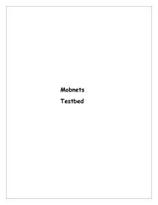 Mobnets Testbed
