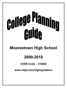 preparing for the tests - Moorestown Township Public Schools