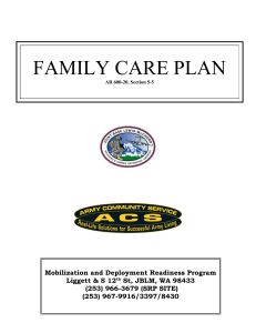 Family Care Plan