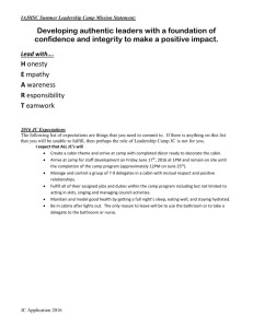 JC Application cover letter - Illinois Association of Junior High