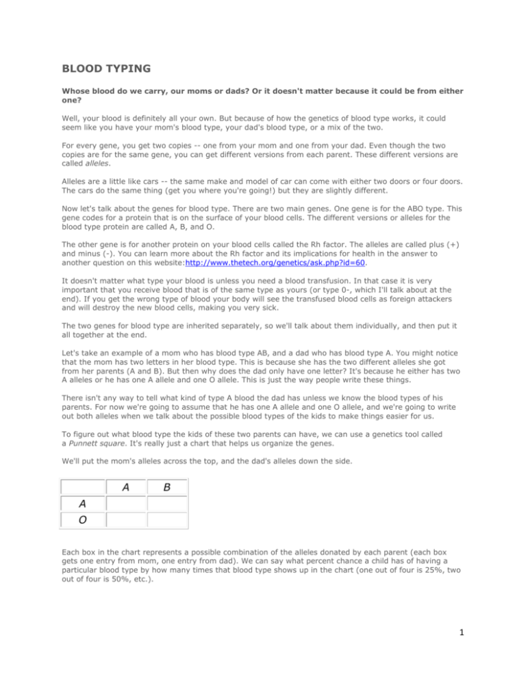 Blood Typing