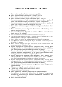 THEORETICAL QUESTIONS TP II 2006/07