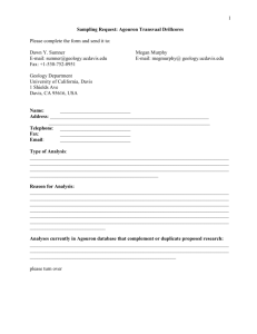 Sampling Request Form
