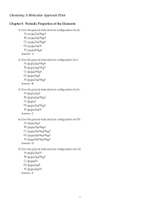 Chapter 8 Review Sheet