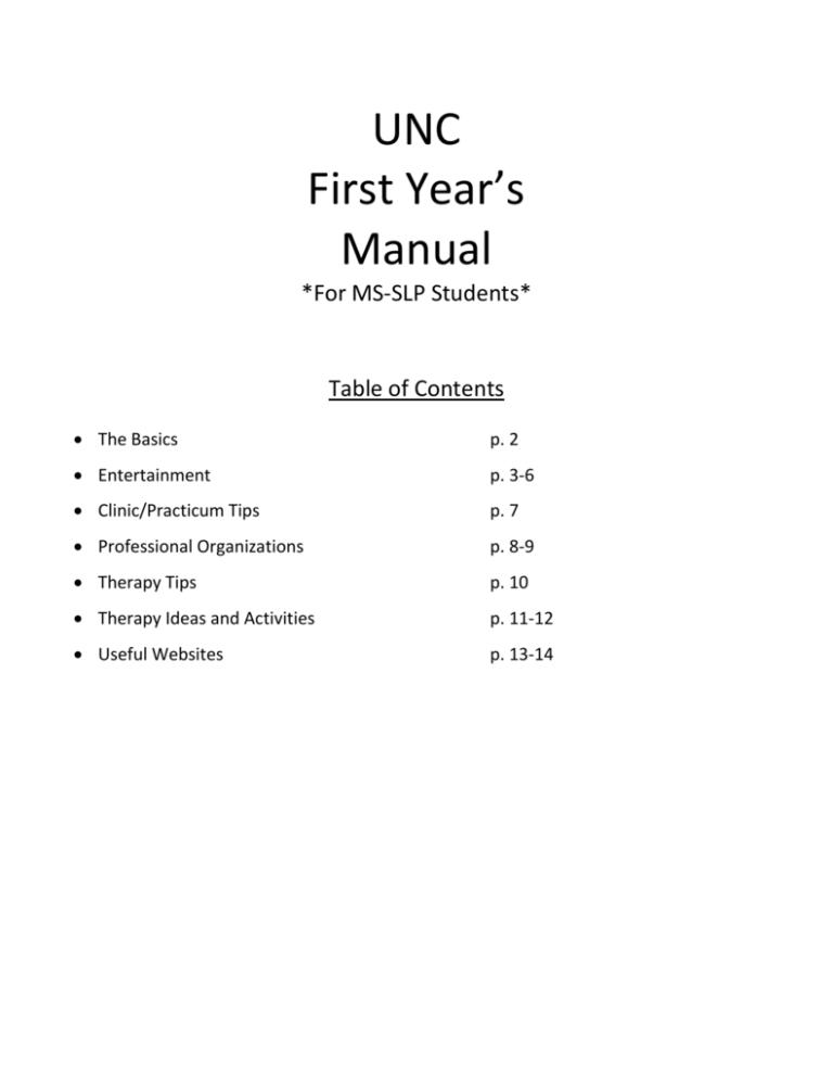 the-unc-first-year-s-manual