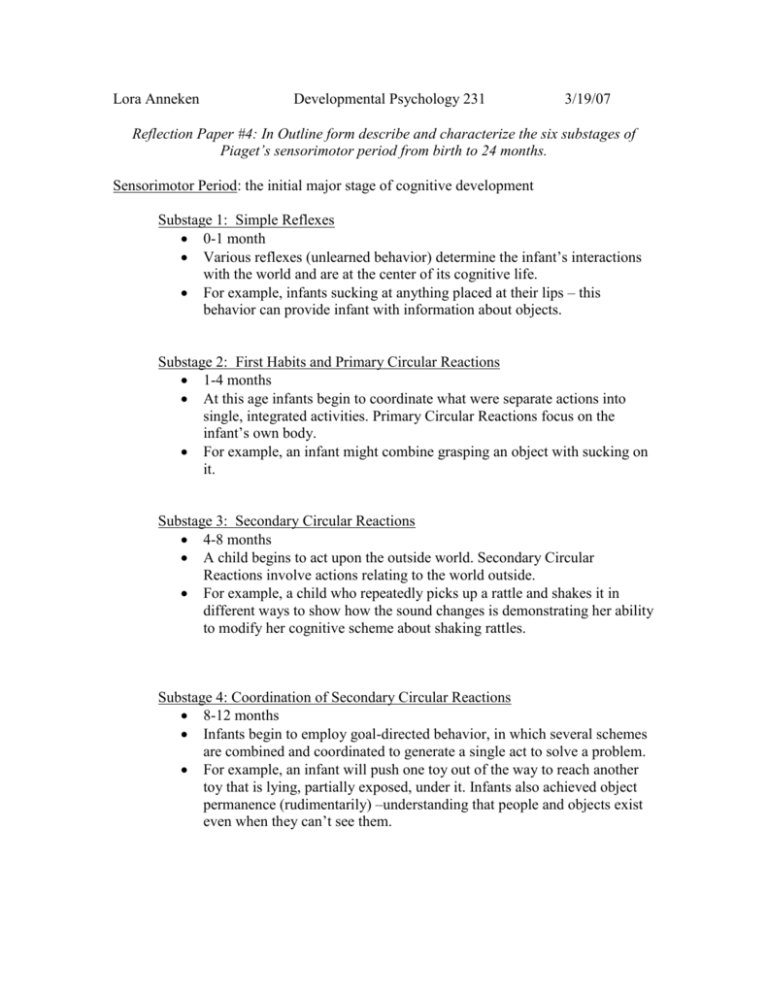 piagets sensorimotor period