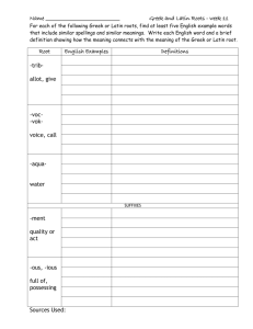 Use this form to list words that you misspell in your writing or words