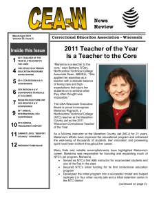 CEA Wisconsin News Review (March/April 2011)()