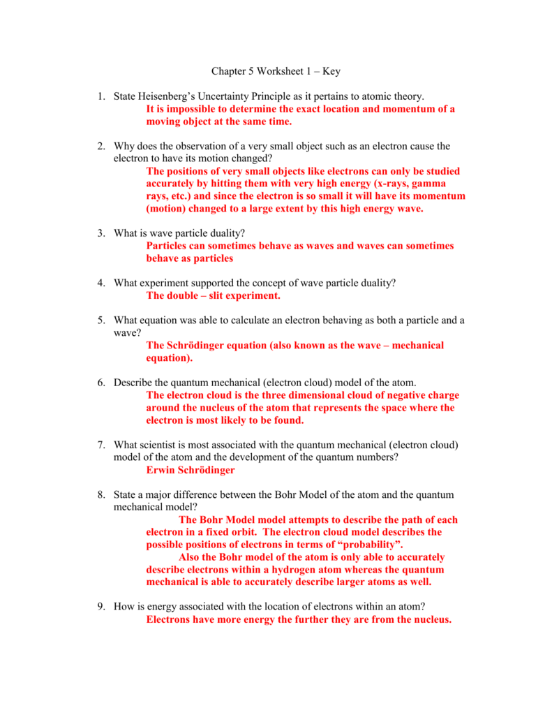 Development Of Atomic Theory Worksheet Answer Key - Worksheet List Intended For Development Of Atomic Theory Worksheet