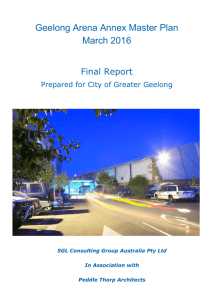 1 Geelong arena FACILITIES/OPERATIONS REVIEW