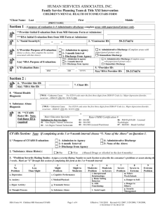 Client SSN - Adapt Behavioral Services