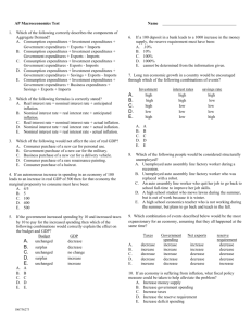 AP Macro Practice Test - Anderson County Schools