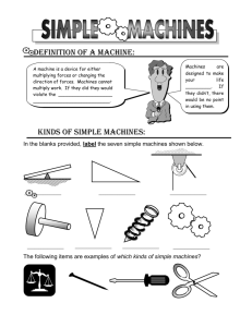 simple machines tutorial