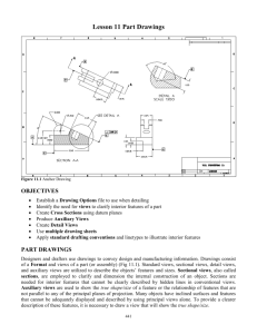 Lesson 11 Part Drawings