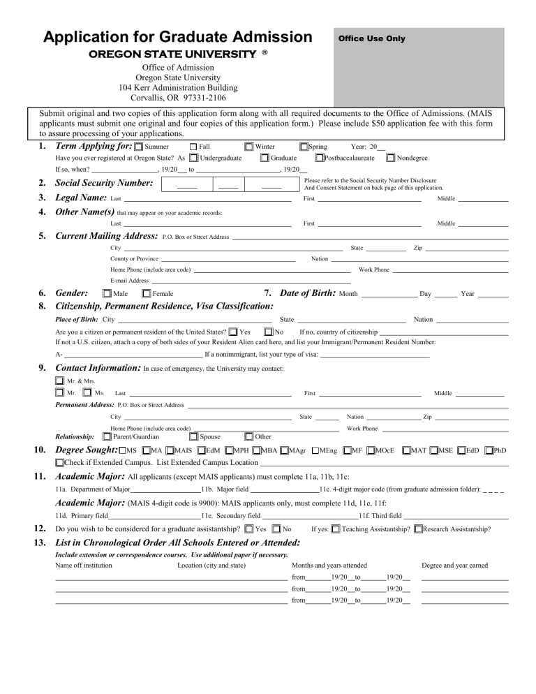 application-for-graduate-admission