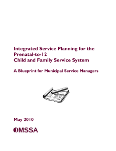 An Integrated Service Plan for the Child and Family