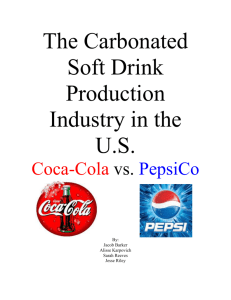 The Carbonated Soft Drink Production Industry in