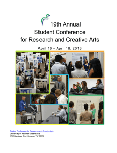 2013 Conference Proceedings - University of Houston