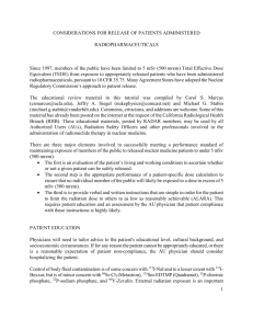 this document - RADAR - the RAdiation Dose Assessment Resource