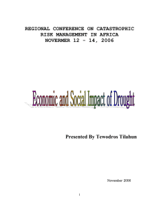 Insurability of drought