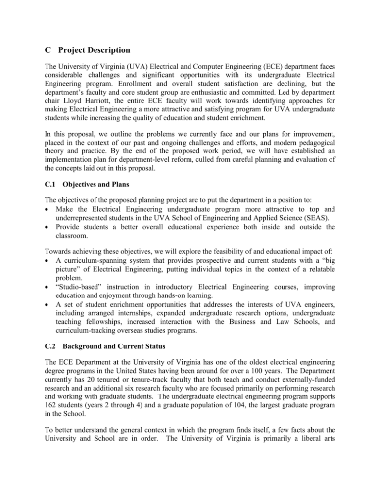 Academic Project Description Examples C_project_descriptio.. - University of Virginia