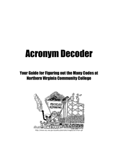 Acronym Decoder - virtualwatercooler