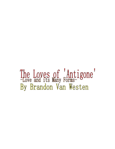 Antigone | Final Pro..