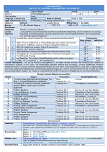 Financial Management