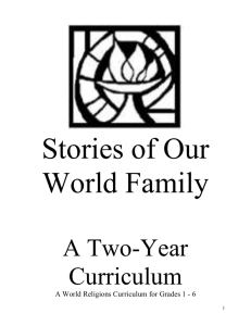 Stories of our World Family - Unitarian Universalist Fellowship of Ames