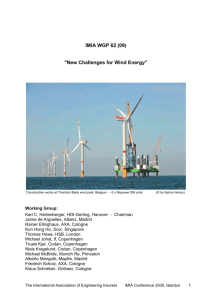 New Challenges for Wind Energy