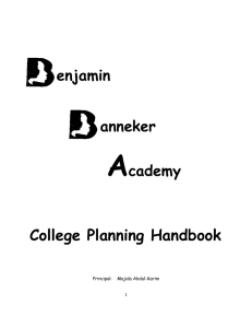 BBA College Planning Handbook