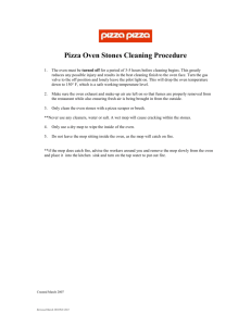 Pizza Oven Stones Cleaning Procedure