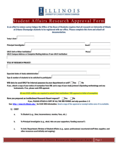 Student Affairs Research Approval Form