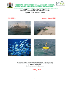 1st Quarter Marine Bulletin 2014