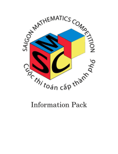 HCMC Mathematics Competition