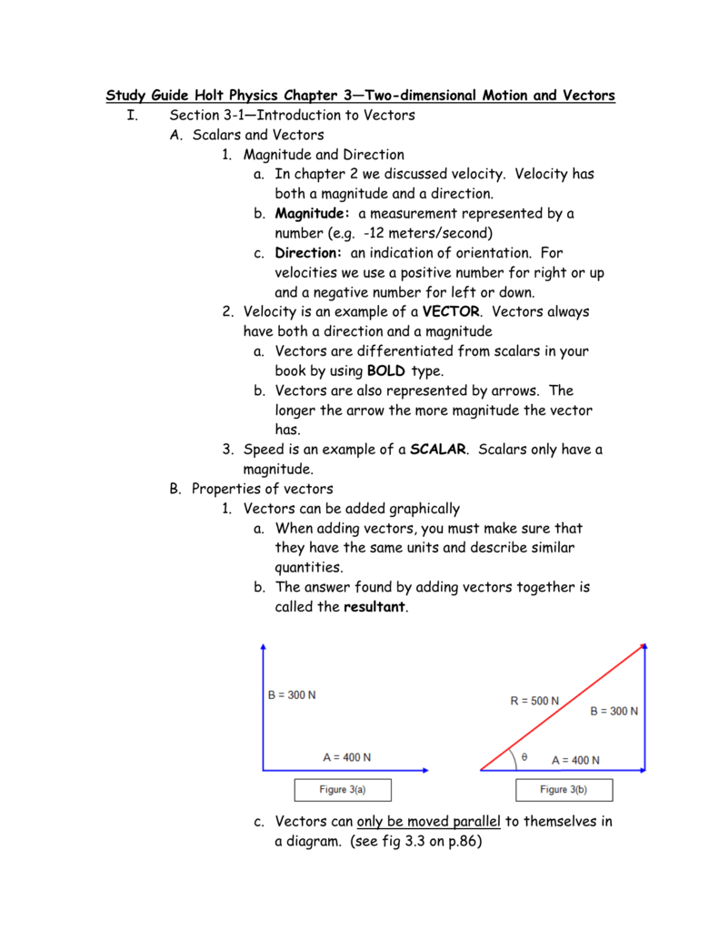 6-two-dimensional-motion-and-vectors-worksheet-answers-holt-physics-problem-schauwechael