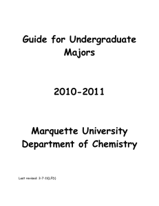 table of contents - Marquette University