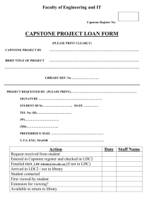 Capstone Project Loan Form