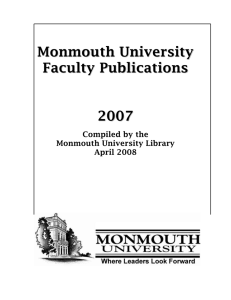 Art and Design - Monmouth University Library