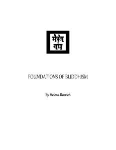 foundations of buddhism