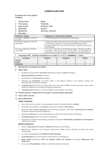 EC Format CV