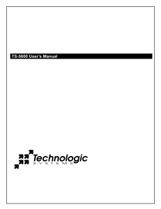 TS-2100 User's Manual