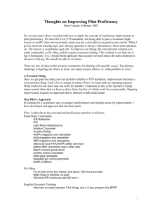 Pilot Proficiency Self-Assessment Log (MS Word)